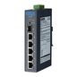Advantech EKI-2706G-1GFP-AE commutateur réseau Non-géré L2 Gigabit Ethernet (10/100/1000) Connexion Ethernet, supportant l'alimentation via ce port (PoE) Noir