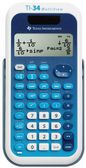 Texas Instruments Ti-34 Multiview Calculator Pocket Scientific Blue, White