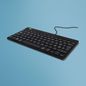 R-Go Tools Compact Break ergonomic keyboard QWERTZ (CH), wired, black