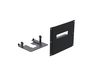 Ergonomic Solutions Kiosk integrated printer cover + printer plate for Star TSP143 W:206 -BLACK-