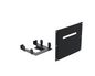 Ergonomic Solutions Kiosk integrated printer cover and printer plate  for HP H400 - W:206 -BLACK-
