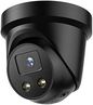 Hikvision 4K Black AcuSense Strobe Light and Audible Warning Fixed Turret Network Camera 2.8mm