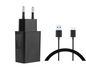 CoreParts USB Power Adapter Black 12W 5V 2.4A USB-A (f) Output, QC2.0, EU Wall - Black with USB-A to MicroUSB cable