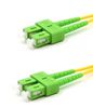 MicroConnect Optical Fibre Cable, SC-SC, Singlemode APC, Duplex, OS2 (Yellow) 1m