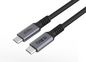 MicroConnect USB-C cable 0,5m, 240W, 40Gbps, USB4 Gen 3x2