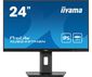 iiyama 24" IPS technology panel with USB-C dock and RJ45 (LAN), DisplayPort output, 150mm height-adjustable stand