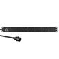Lanview 19'' rack mount power strip, 2m, 13A with 10 x C13 outlets