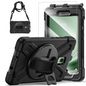 eSTUFF CHICAGO Full Body Defender Case with Screen Protector for Samsung Galaxy Tab Active3/Active5 - Black