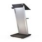 Kindermann Front panel in brushed stainless steel for Audience lectern