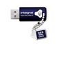 Integral 64GB USB3.0 MEMORY FLASH DRIVE (MEMORY STICK) CRYPTO DUAL FIPS 197 AES 256 BIT HARDWARE ENCRYPTED INTEGRAL