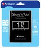 Verbatim Store 'n' Go, 1TB, 5400 RPM, USB 3.0, Noir