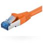 MicroConnect CAT6a S/FTP Network Cable 2m, Orange
