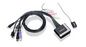 IOGEAR 2-Port HD Cable KVM Switch with Audio
