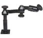 RAM Mounts RAM Tele-Pole with 4" & 5" Poles, Double Swing Arms & Round Plate