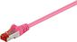 MicroConnect CAT6 S/FTP Network Cable 10m, Pink