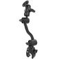 RAM Mounts RAM Tough-Claw with Ratchet Extension Arm and Double Ball Mount