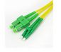 MicroConnect Optical Fibre Cable, LC-SC, Singlemode, Duplex, OS2 (Yellow) 2m