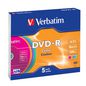 Verbatim DVD-R Colour, 16x, 5pcs