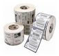 Zebra Polyester, 50x30mm, Thermal Transfer, Coated, Permanent Adhesive, 25mm Core