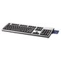 HP HP USB CCID keyboard with Smart-card reader (Jack Black color) - Supports Windows 8 (Finland)