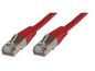 MicroConnect CAT5e F/UTP Network Cable 1m, Red
