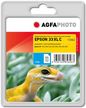 AgfaPhoto Ink Cartridge for Epson Expression Premium XP-530, Cyan, 650 pages