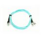MicroConnect Optical Fibre Cable, MTRJ-ST, Multimode, Duplex OM3 (Aqua Blue, 2m