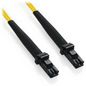MicroConnect Optical Fibre Cable, MTRJ-MTRJ, Singlemode, Duplex, OS2 (Yellow), 3m