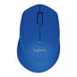 Logitech Wireless Mouse M280, RF Wireless, Alkaline, Blue