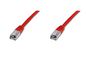 Digitus Patch Cable, FTP, CAT5E Length 2 M, AWG 26/7 Color red