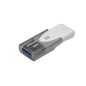 PNY 256GB, USB 3.0, grey/white