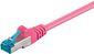 MicroConnect CAT6a S/FTP Network Cable 5m, Pink