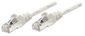 Intellinet Network Patch Cable, Cat5e, 2m, Grey, CCA (Copper Clad Aluminium), F/UTP (cable unshielded/twisted pair - all three pairs wrapped in foil), PVC, RJ45 Male to RJ45 Male, Gold Plated Contacts, Snagless, Booted