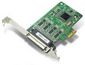 Moxa 4-port RS-232/422/485 low profile PCI Express x1 serial board (includes DB25 male cable)