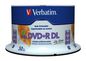 Verbatim DVD+R Double Layer Inkjet Printable 8x Life Series, 50pcs