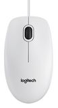 Logitech B100 Optical USB Mouse, USB Type-A, White