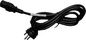HP Power cord (Black) - 3-wire, 18 AWG, 1.9m (75in) long - Has straight (F) C13 receptacle (for 220VAC in Denmark)