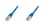 Digitus Patch Cable, UTP, CAT5E Length 30 M, AWG 26/7 Color blue, RAL5012