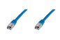 Digitus Patch Cable, FTP, CAT5E Length 1 M, AWG 26/7 Color blue