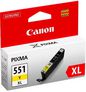 Canon CLI-551XL Y Yellow ink cartridge, with security