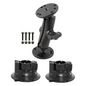 RAM Mounts Double Ball Mount with Two RAM Twist-Lock Suction Cup Bases