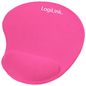 LogiLink Mousepad with silicone gel hand rest, Pink