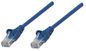 Intellinet Network Patch Cable, Cat5e, 20m, Blue, CCA (Copper Clad Aluminium), U/UTP (cable unshielded/twisted pair unshielded), PVC, RJ45 Male to RJ45 Male, Gold Plated Contacts, Snagless, Booted