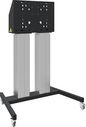 SmartMetals Floor lift XL on wheels, for touch screen max. 98 inch, 160 kg BLACK