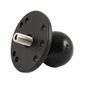RAM Mounts RAM Ball Adapter with Round Plate and 3/8"-16 Threaded Stud