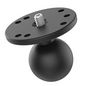 RAM Mounts RAM Ball Adapter with Round Plate and 1/4"-20 Threaded Stud