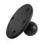 RAM Mounts Large Round Plate with Ball and Steel Reinforced Bolt