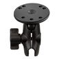 RAM Mounts RAM Double Socket Arm with Round Plate