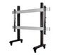 B-Tech System X Touchscreen Trolley for 84, 72" - 120", 200kg max, Silver/Black