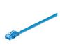 MicroConnect CAT6a U/UTP FLAT Network Cable 3m, Blue